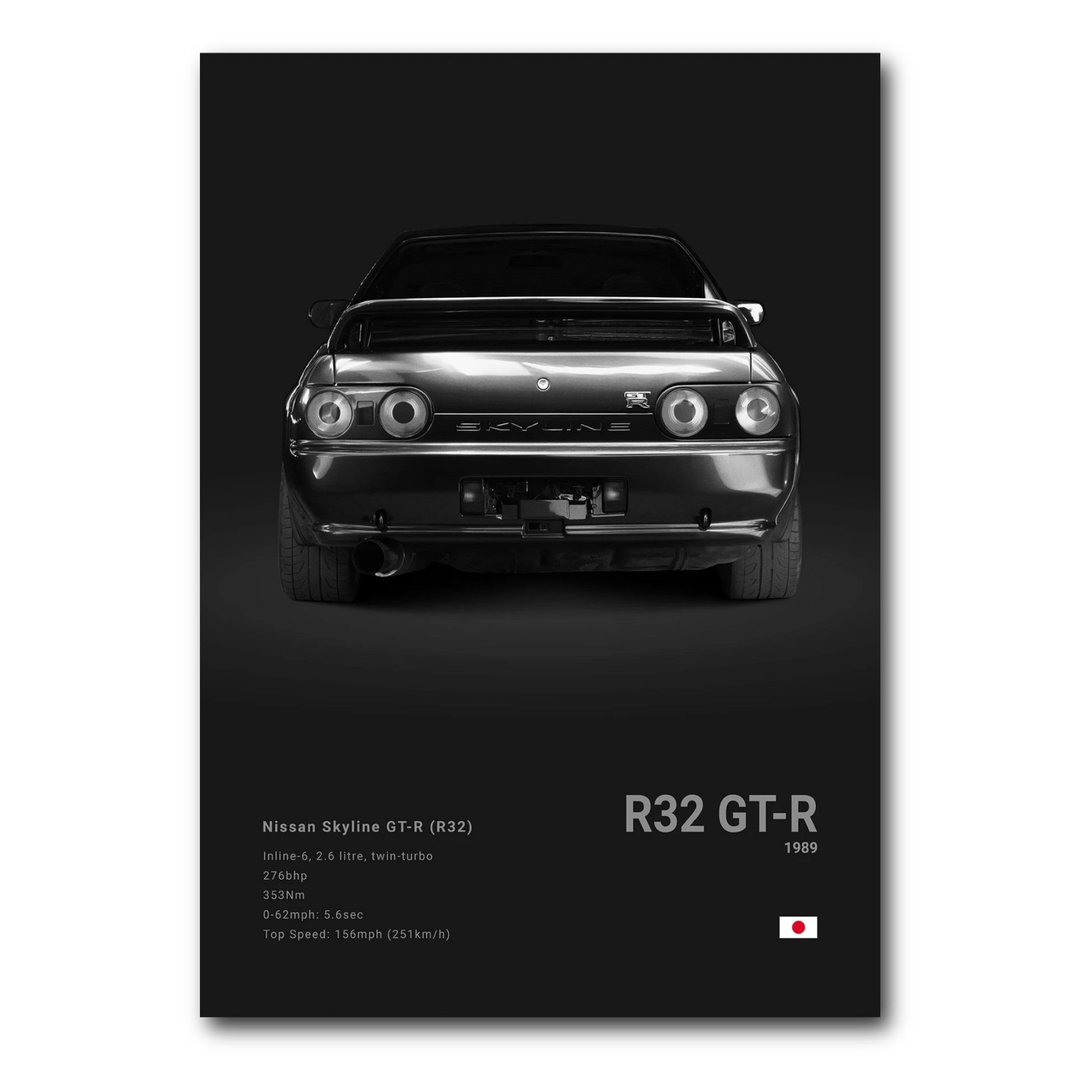 Nissan Skyline GT-R_R32_Black