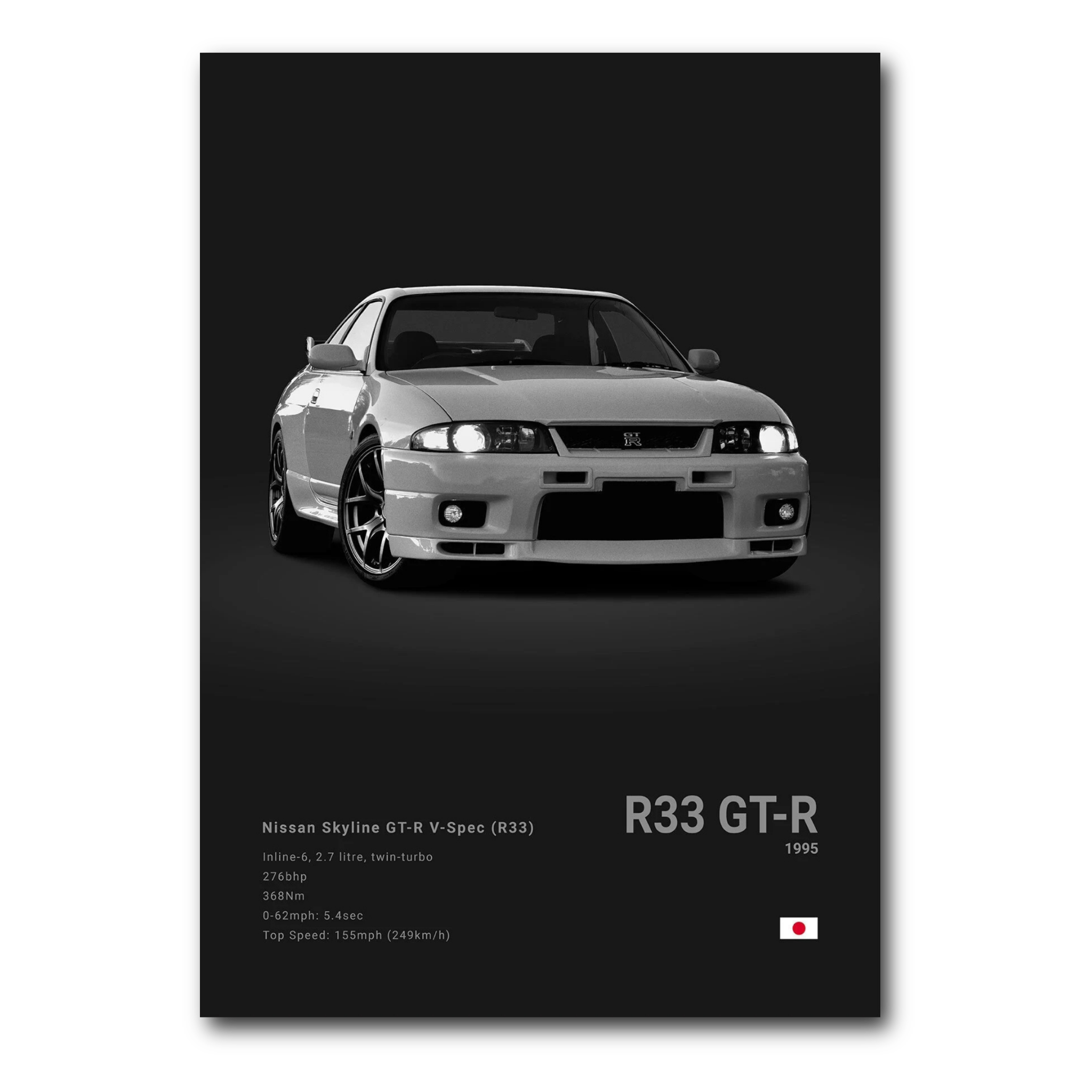 Nissan Skyline GT-R V-Spec_R33_Black
