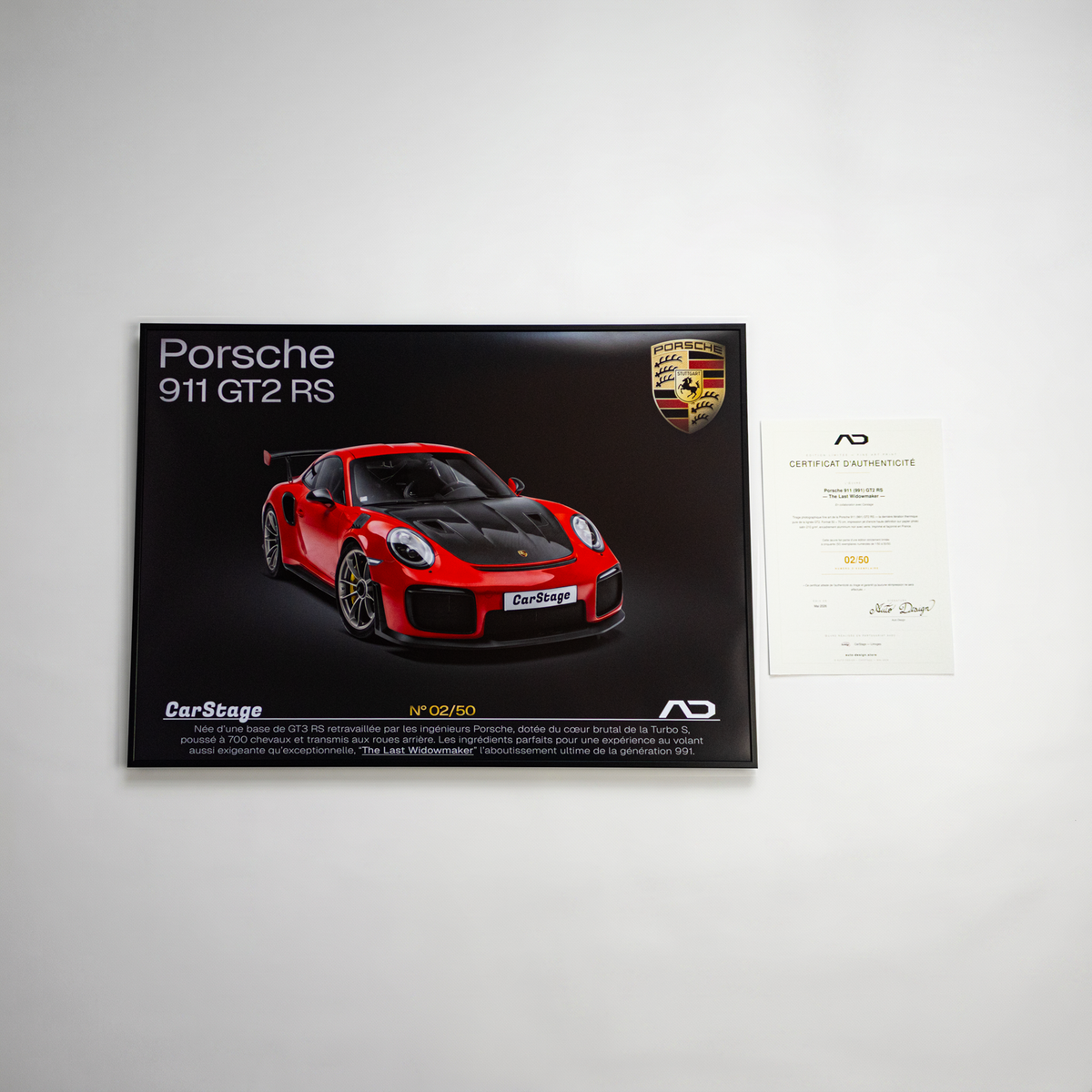 Porsche 911 (991) GT2 RS — The Last Widowmaker | Limited Edition Fine Art Poster