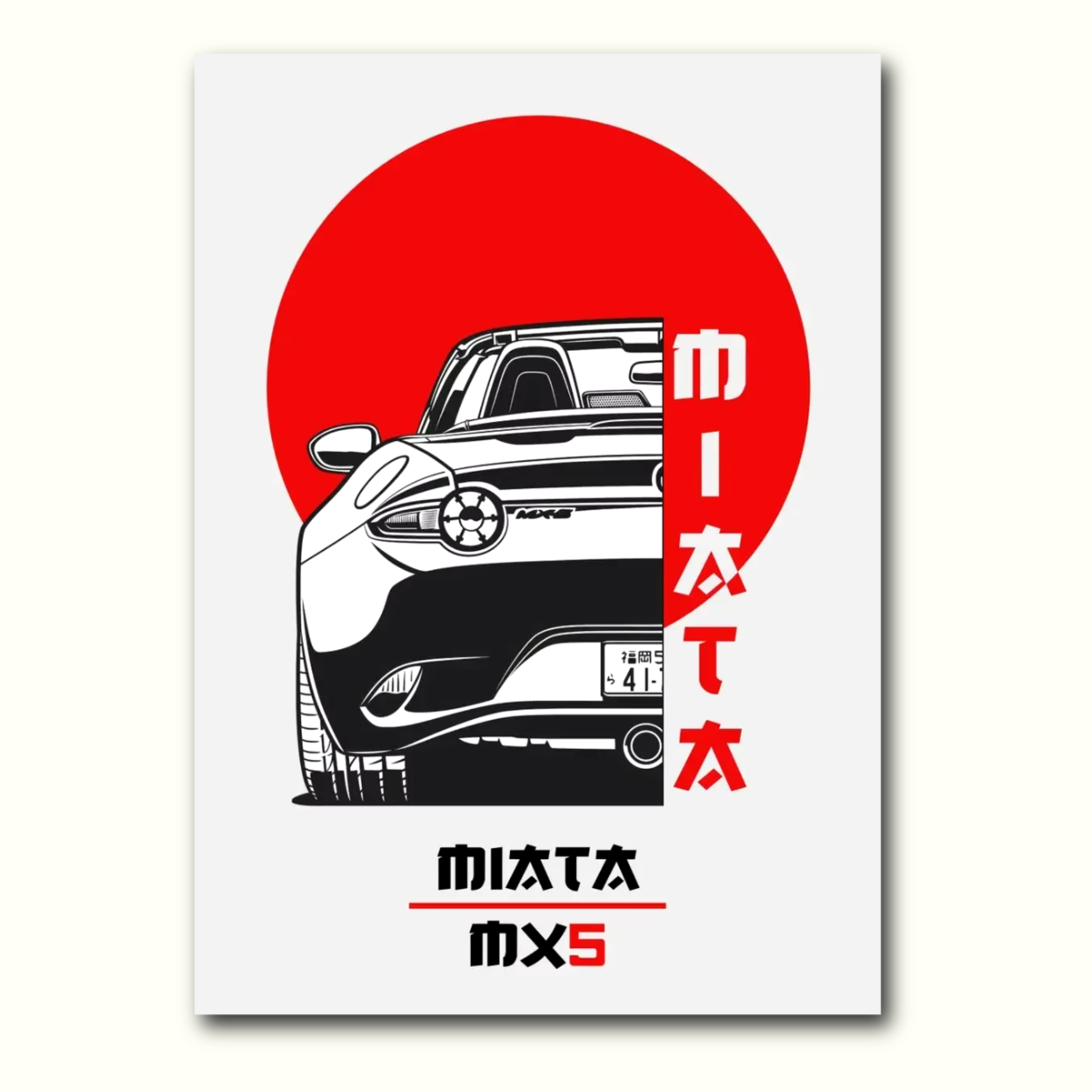 80's Style JDM Poster