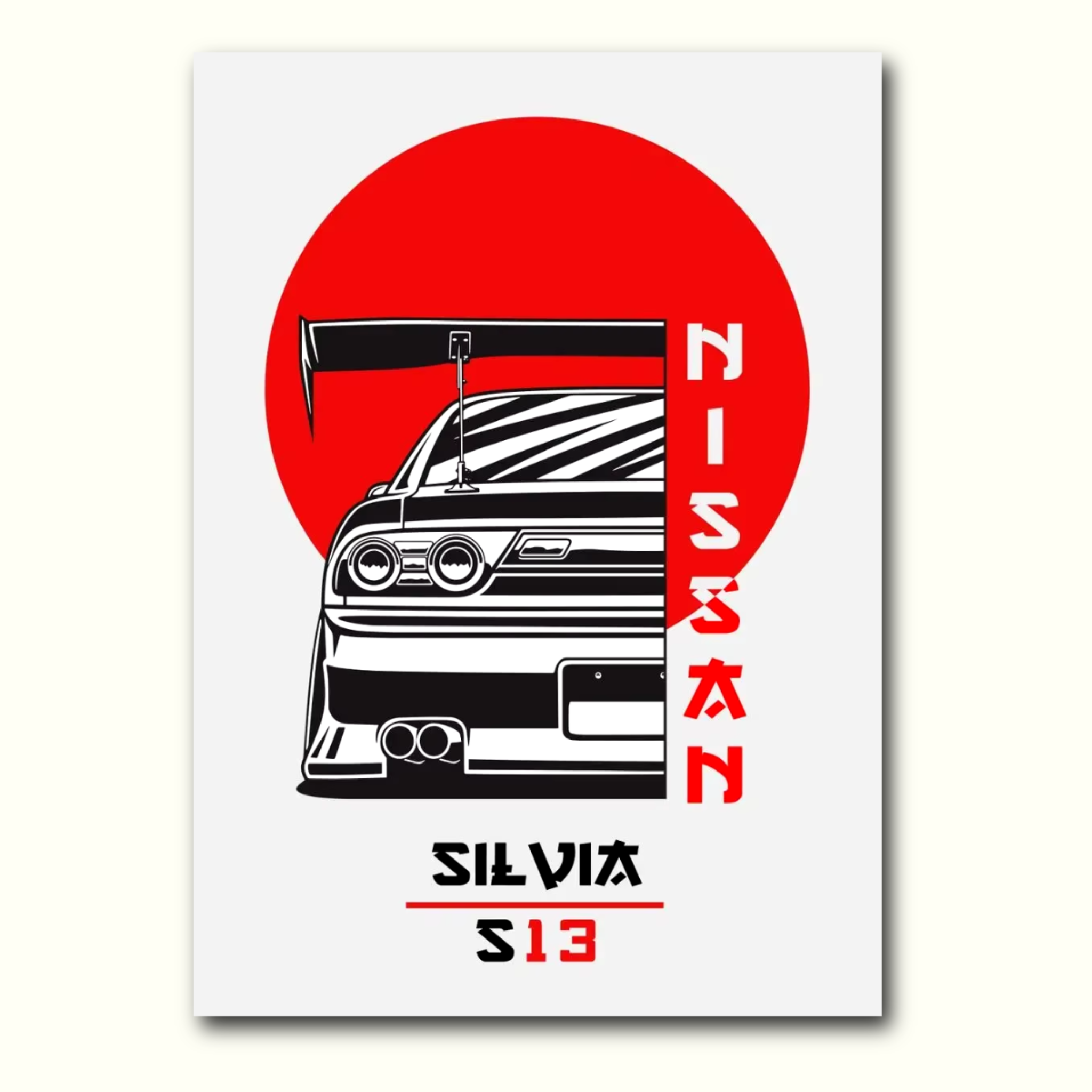 80's Style JDM Poster