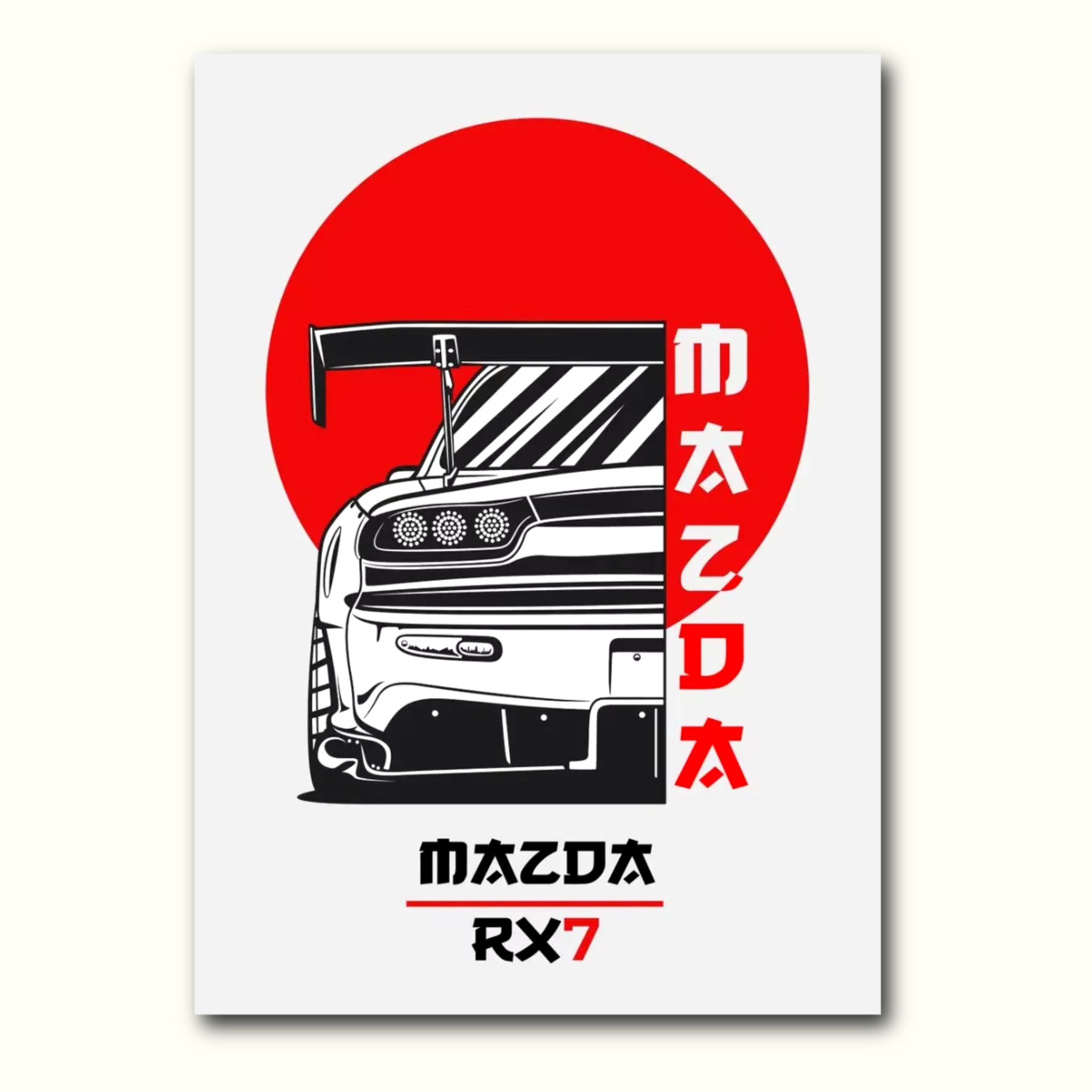 80's Style JDM Poster