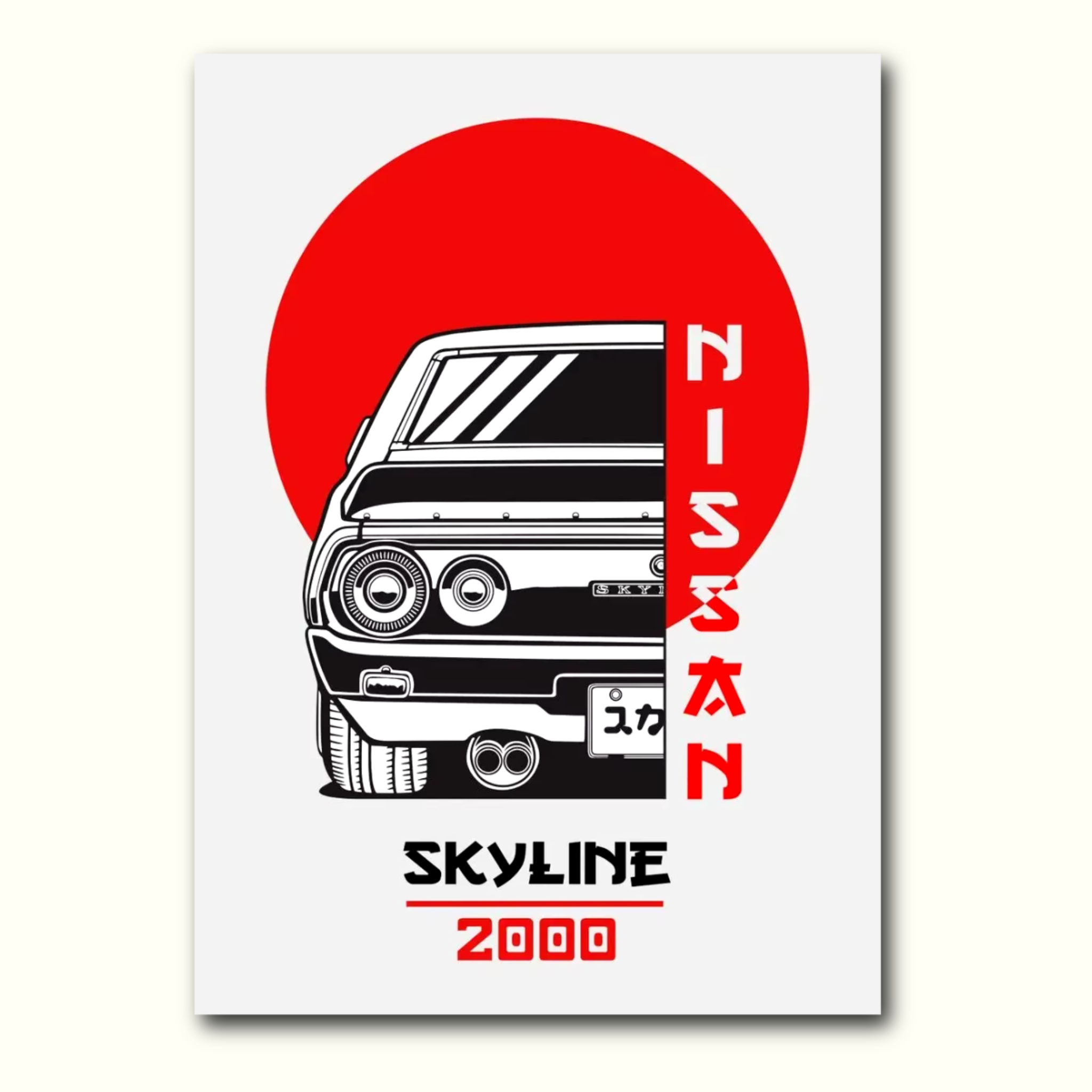 80's Style JDM Poster