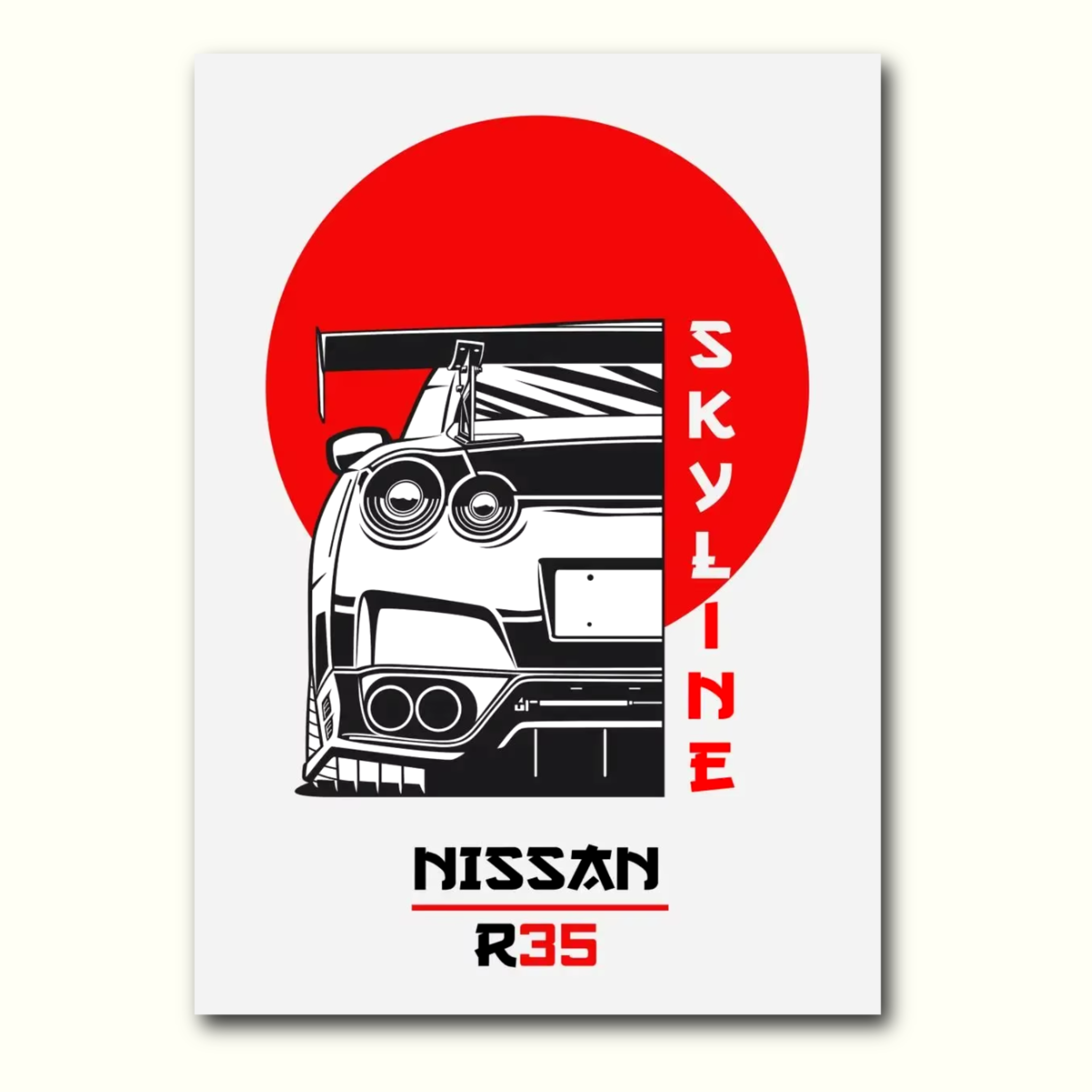 80's Style JDM Poster