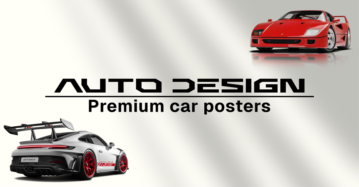 Car Posters store | High-end automotive prints | Auto Design