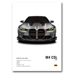 BMW M4 CSL (G82) (color) White