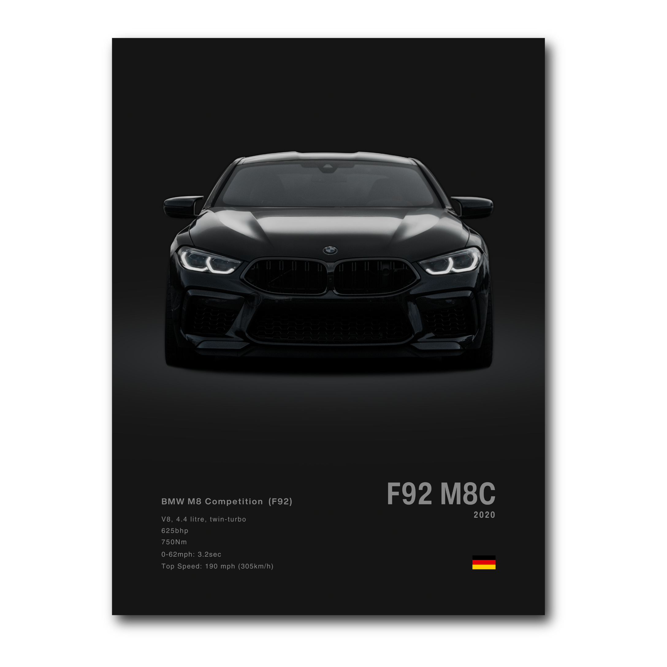 BMW M8 F92 COMPETITION Black