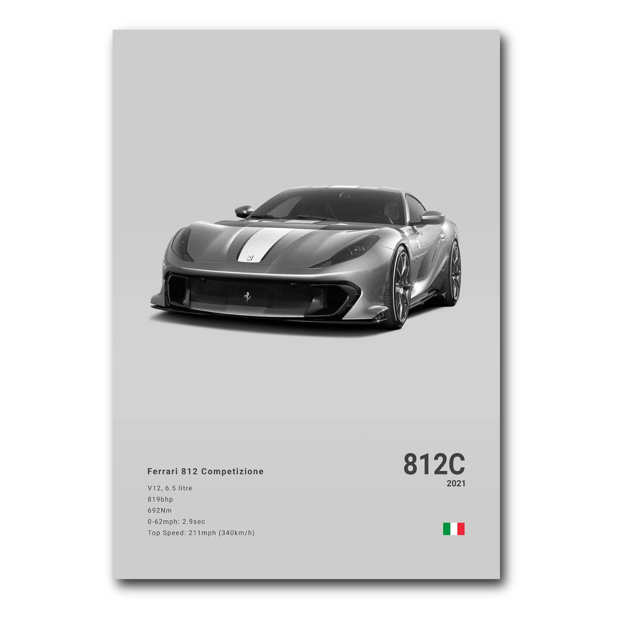 Ferrari 812 Competizione_Grey