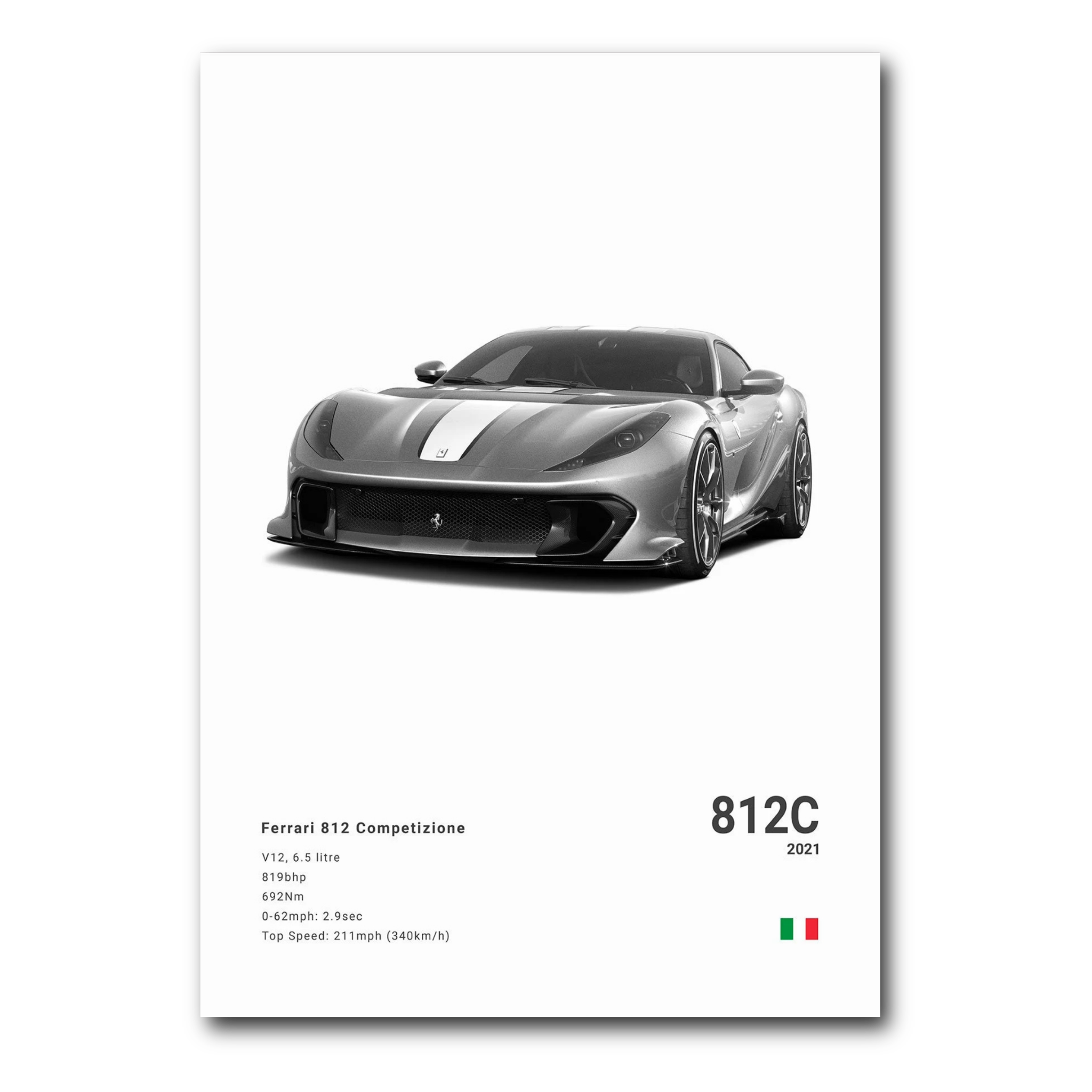 Ferrari 812 Competizione_White