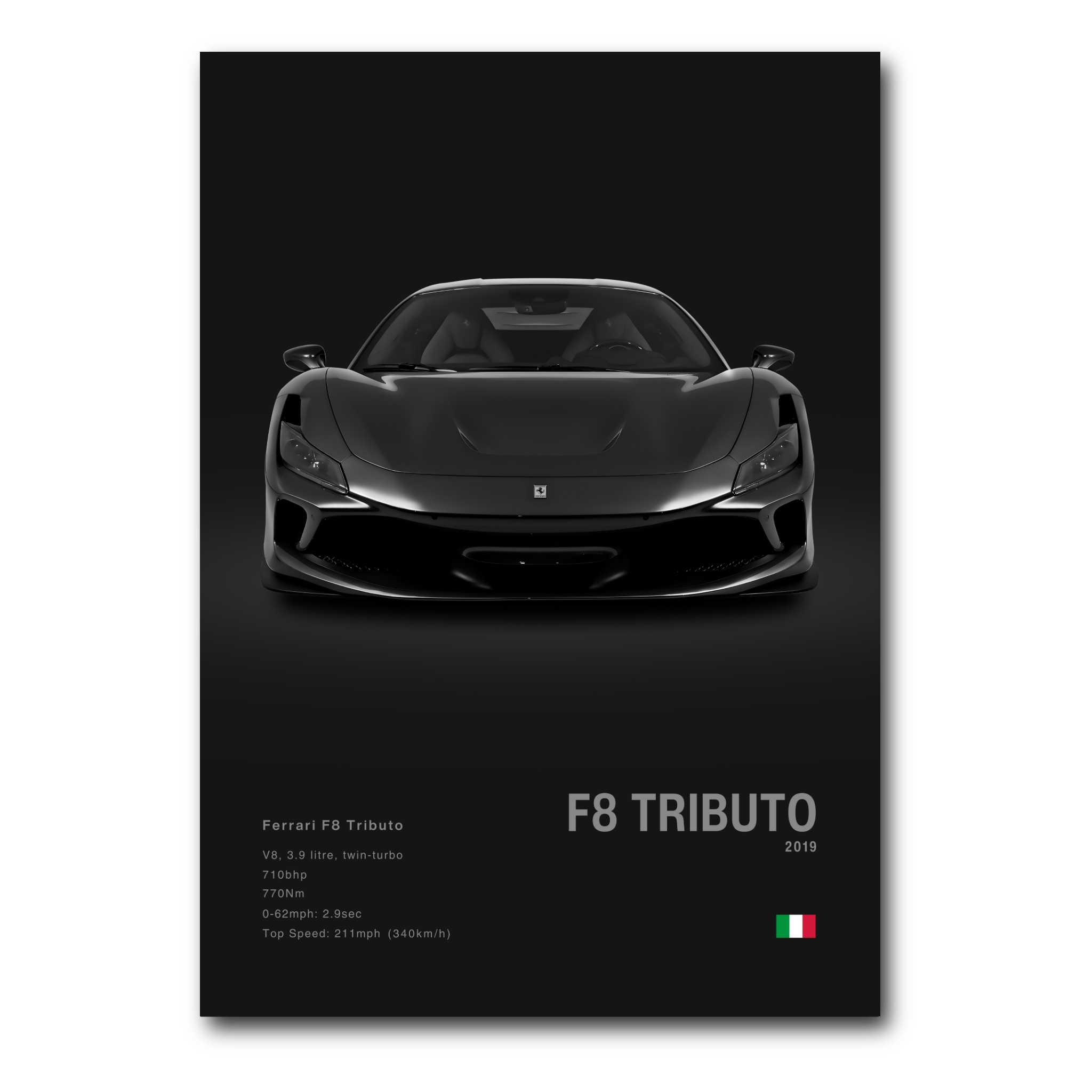 Ferrari F8 TRIBUTO フェラーリトリブート　トリグラフ　カタログ フェラーリ F8 TRIBUTO カタログ F8 フェラーリ カタログ Twin-Turbo