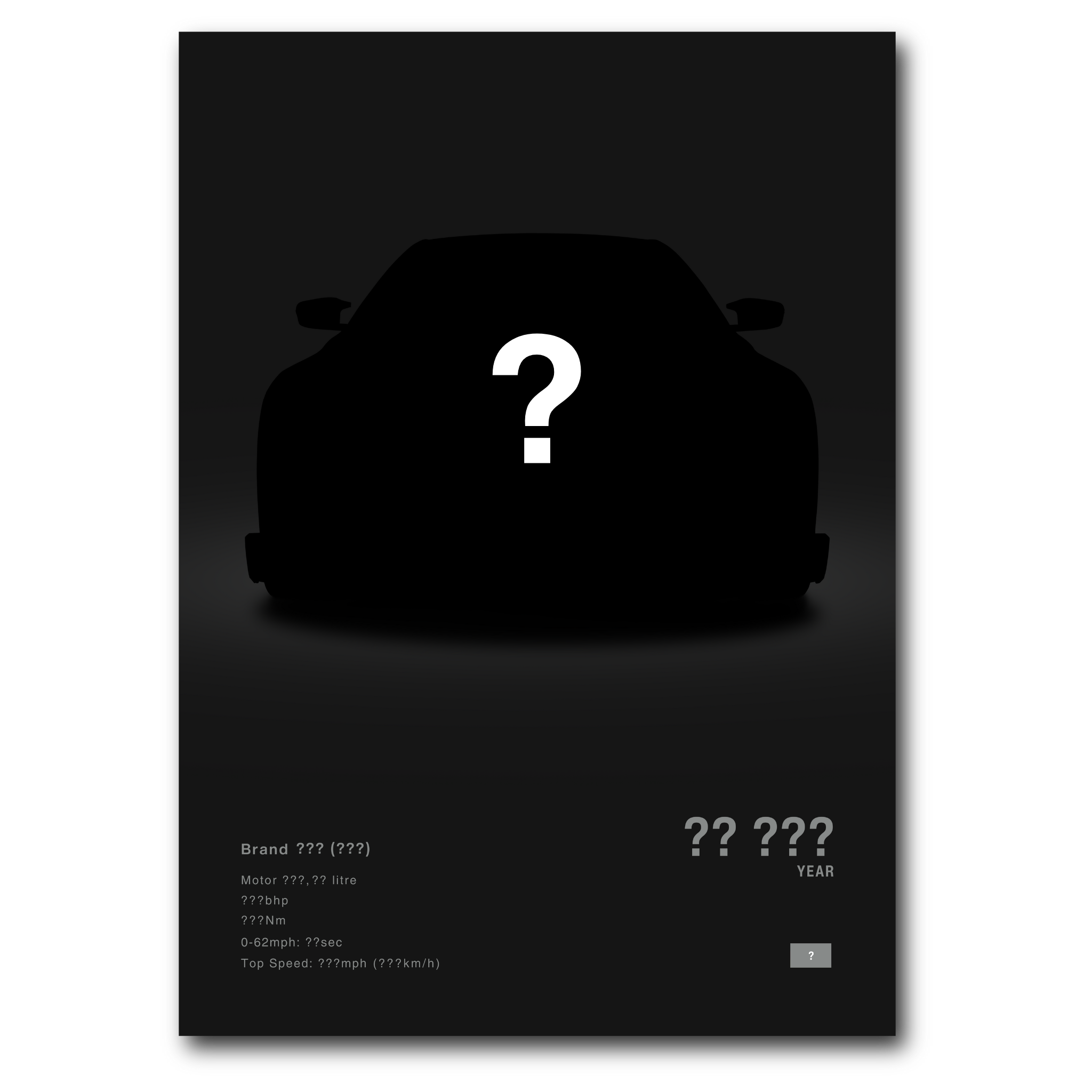 Fond posters personnalisé noir