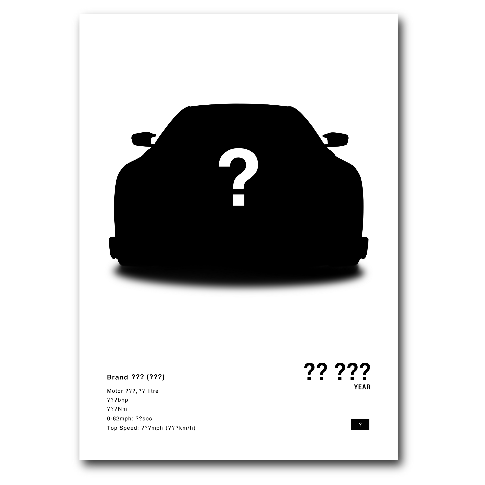 Your Car on Your poster