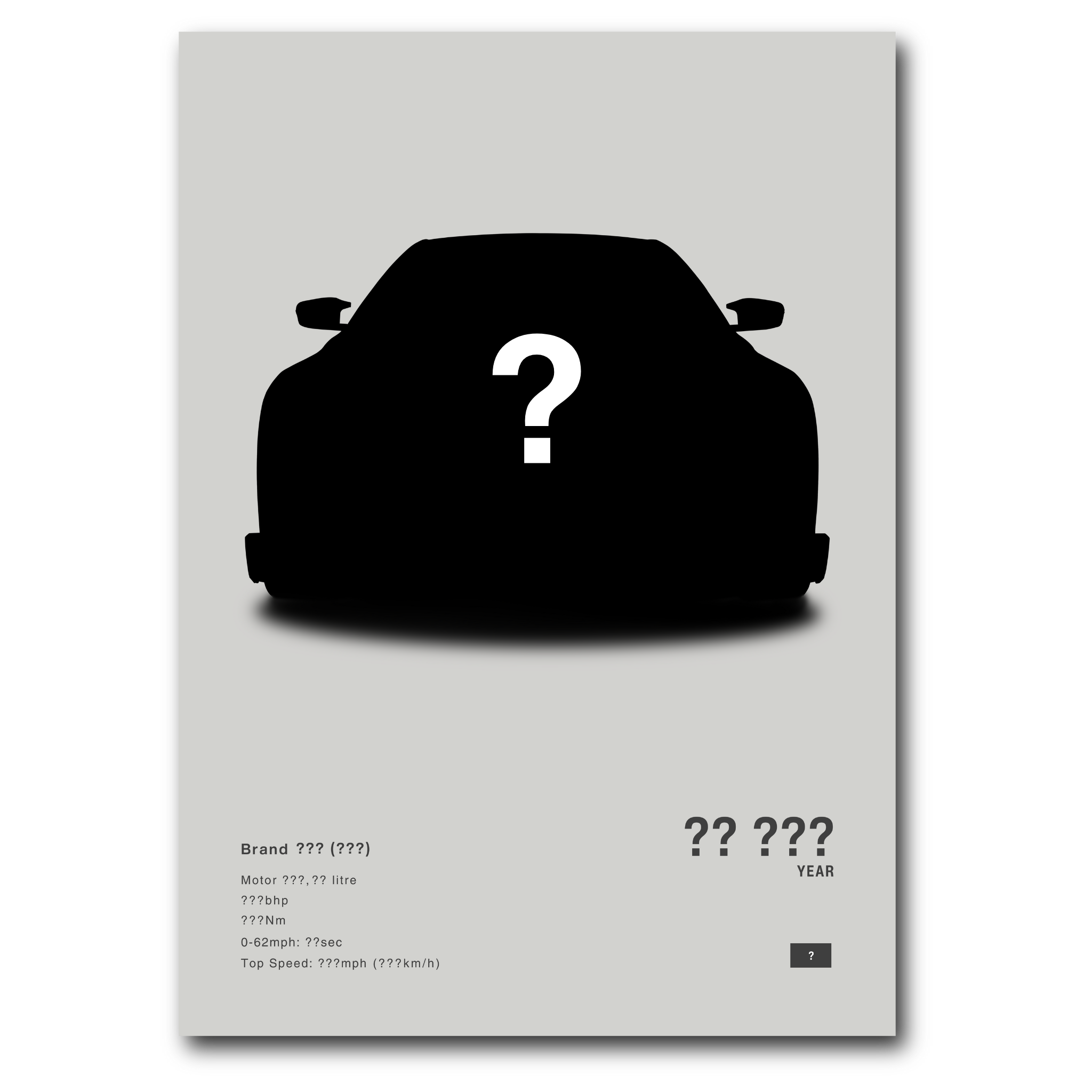 Your Car on Your poster