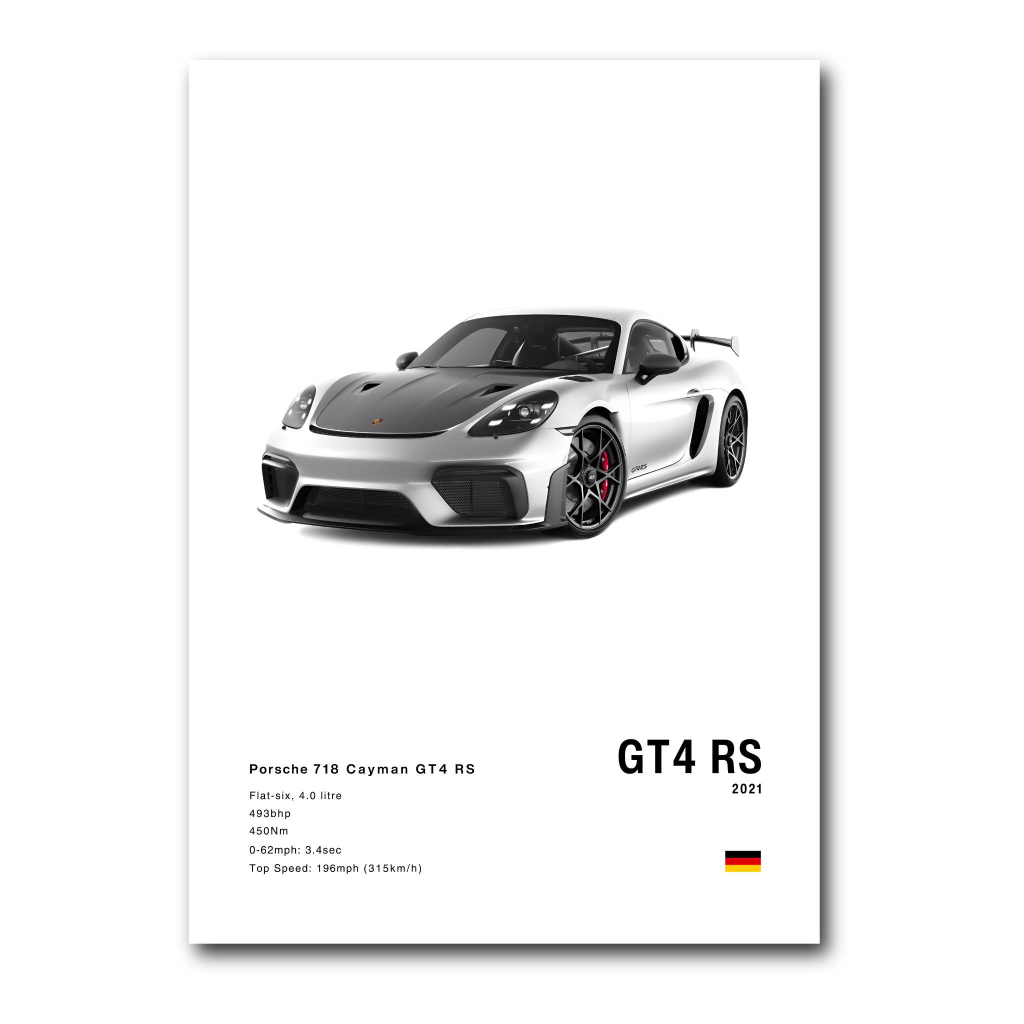 Porsche_718 GT4RS_Cayman White