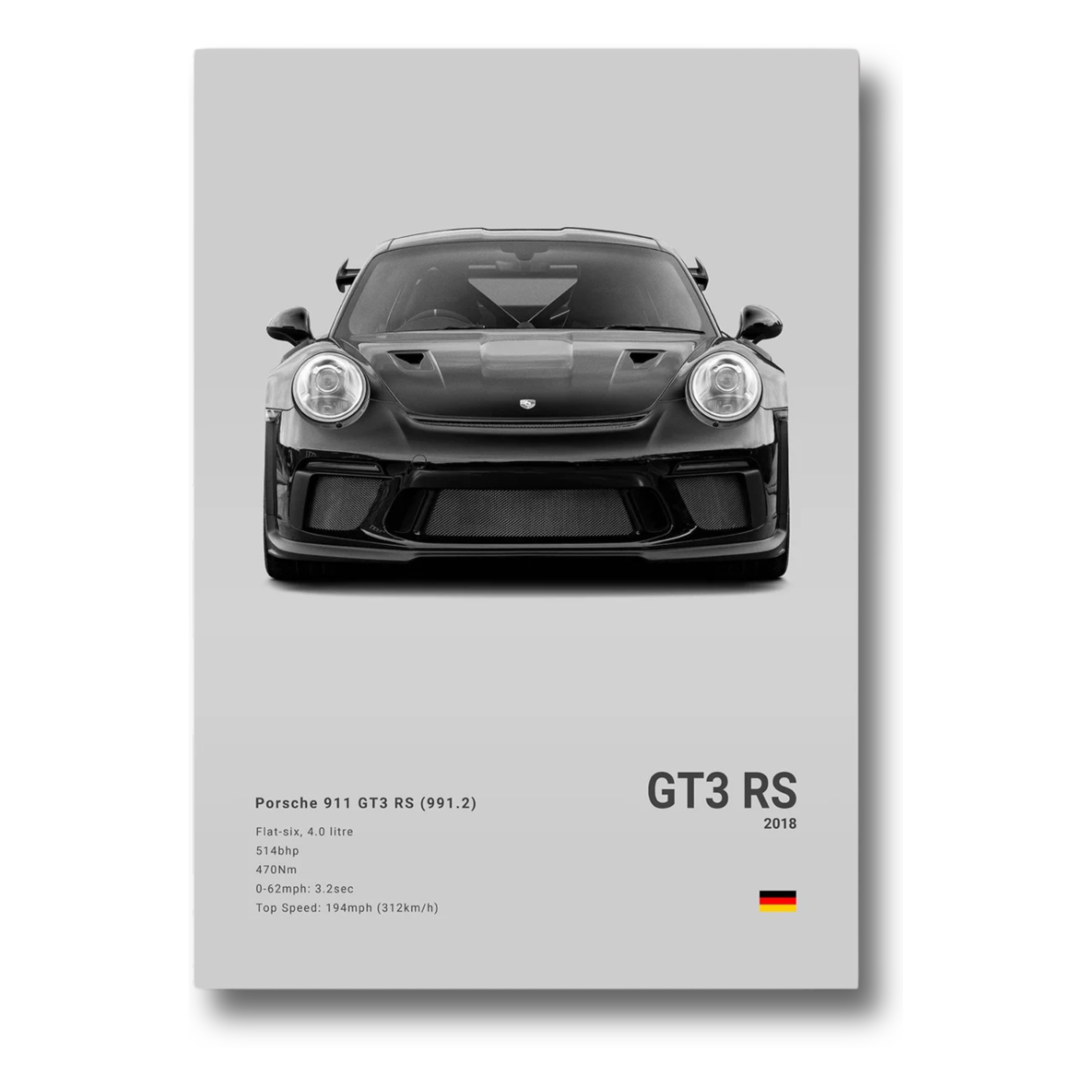 Porsche 911 991.2 GT3RS Grey