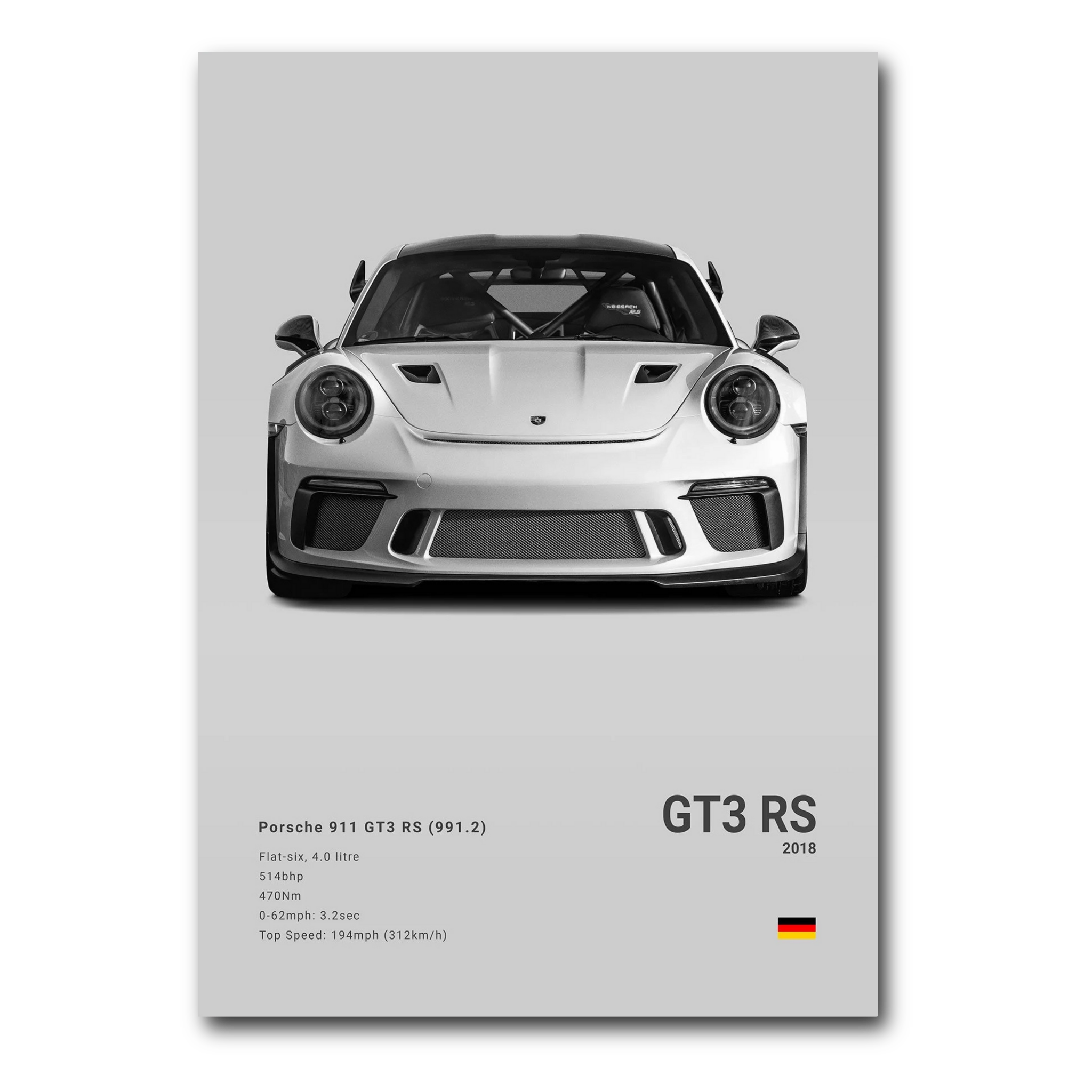 Porsche 911 991.2 GT3RS_Grey