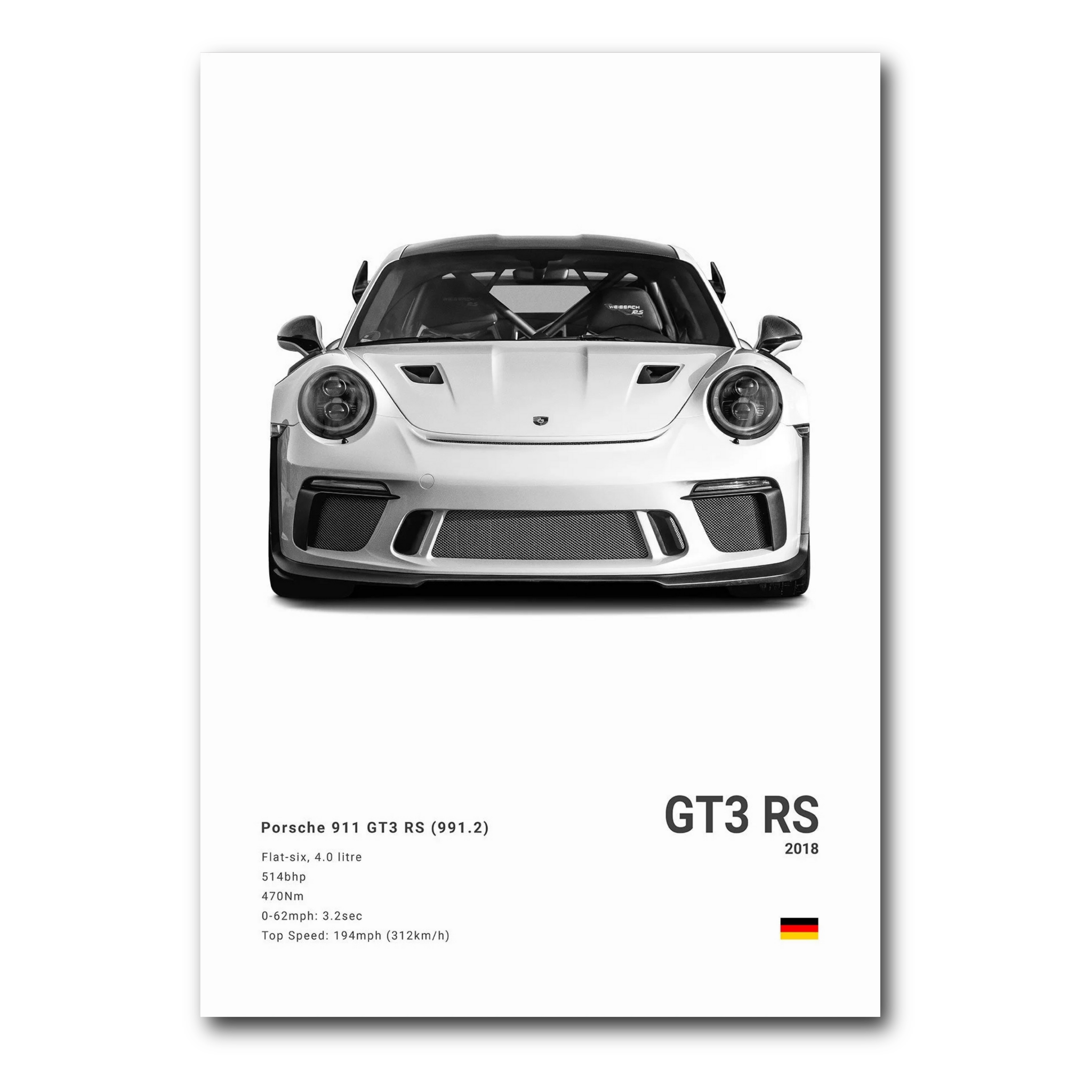 Porsche 911 991.2 GT3RS_White