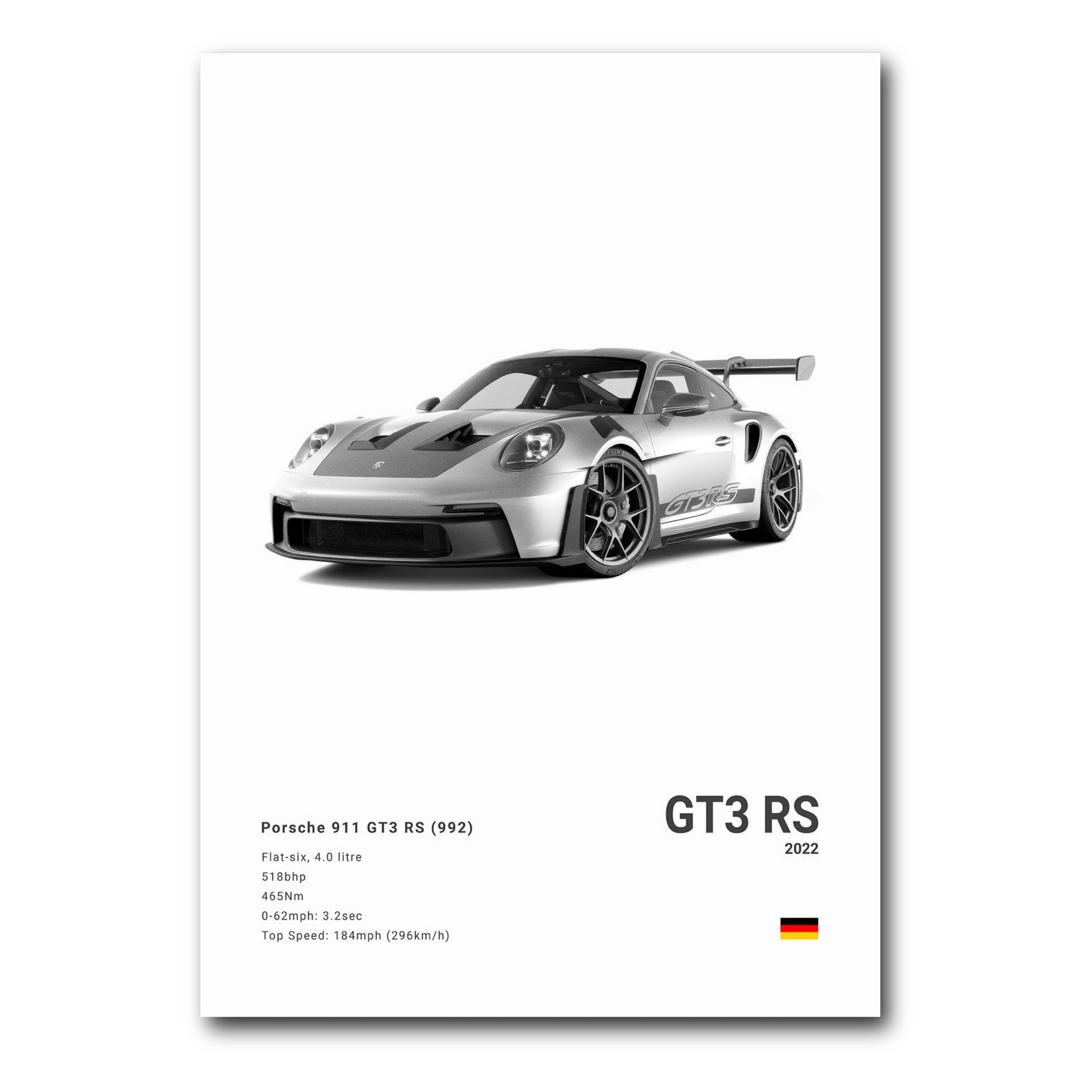 Porsche 911 992 GT3RS_White