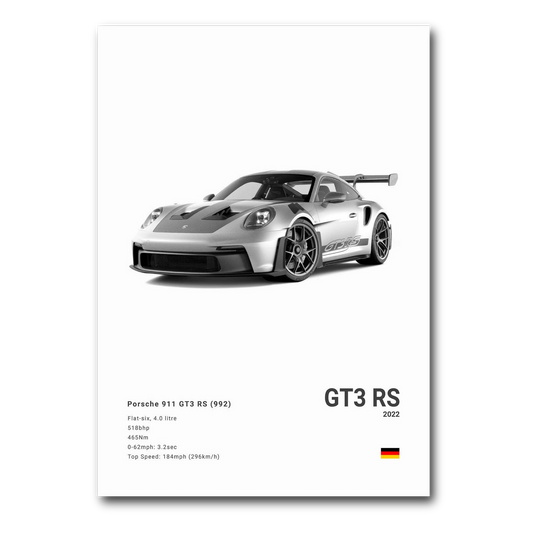 Porsche 911 992 GT3RS_White
