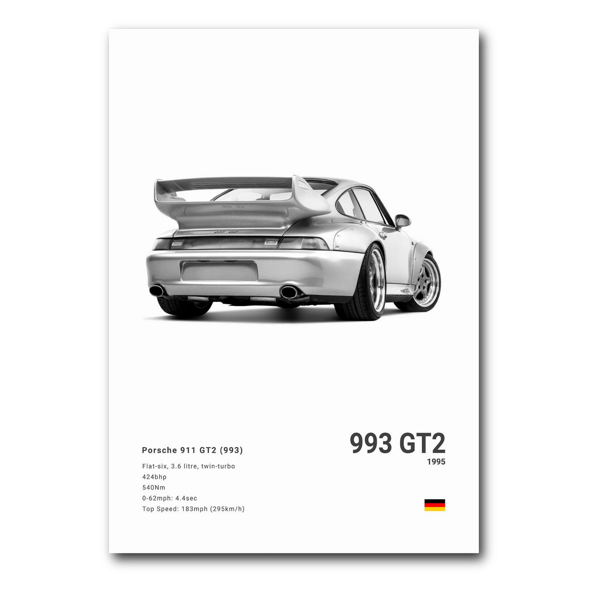 Porsche 911 993 GT2RS_White