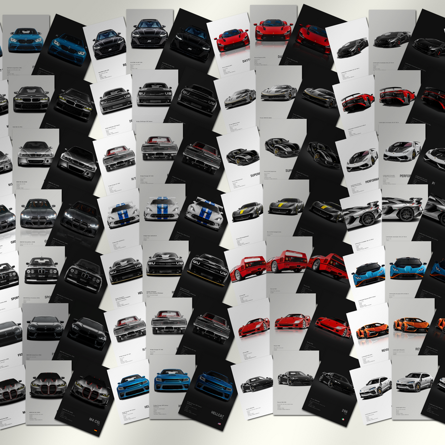Car Reference Posters Car Posters store | High-end automotive prints | Auto Design