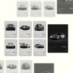 Lot d'affiches Collection Porsche (1)